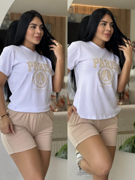 Conjunto París en tela burda