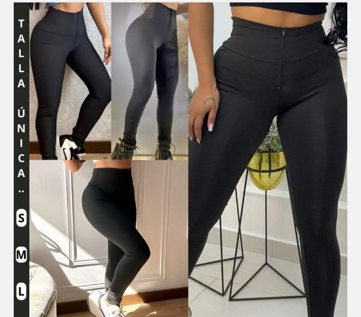 LEGGINS SUPLEX NEGRO MATE