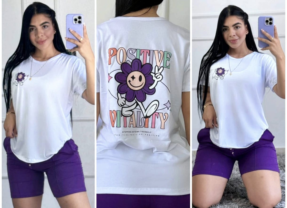 Conjunto Short Burda Oversize