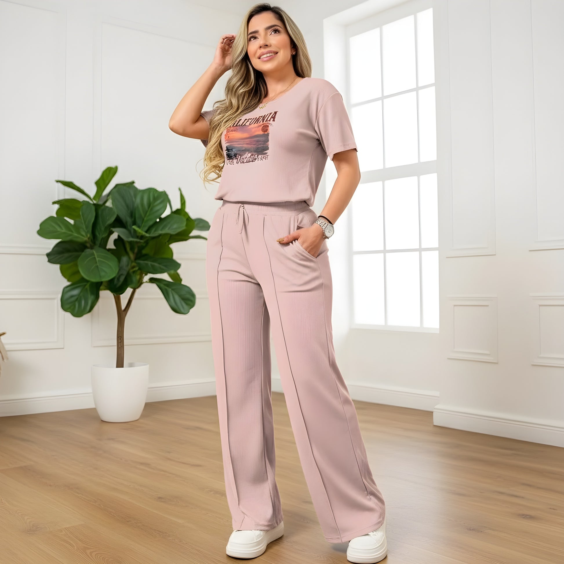 Conjunto California Bota ancha.
