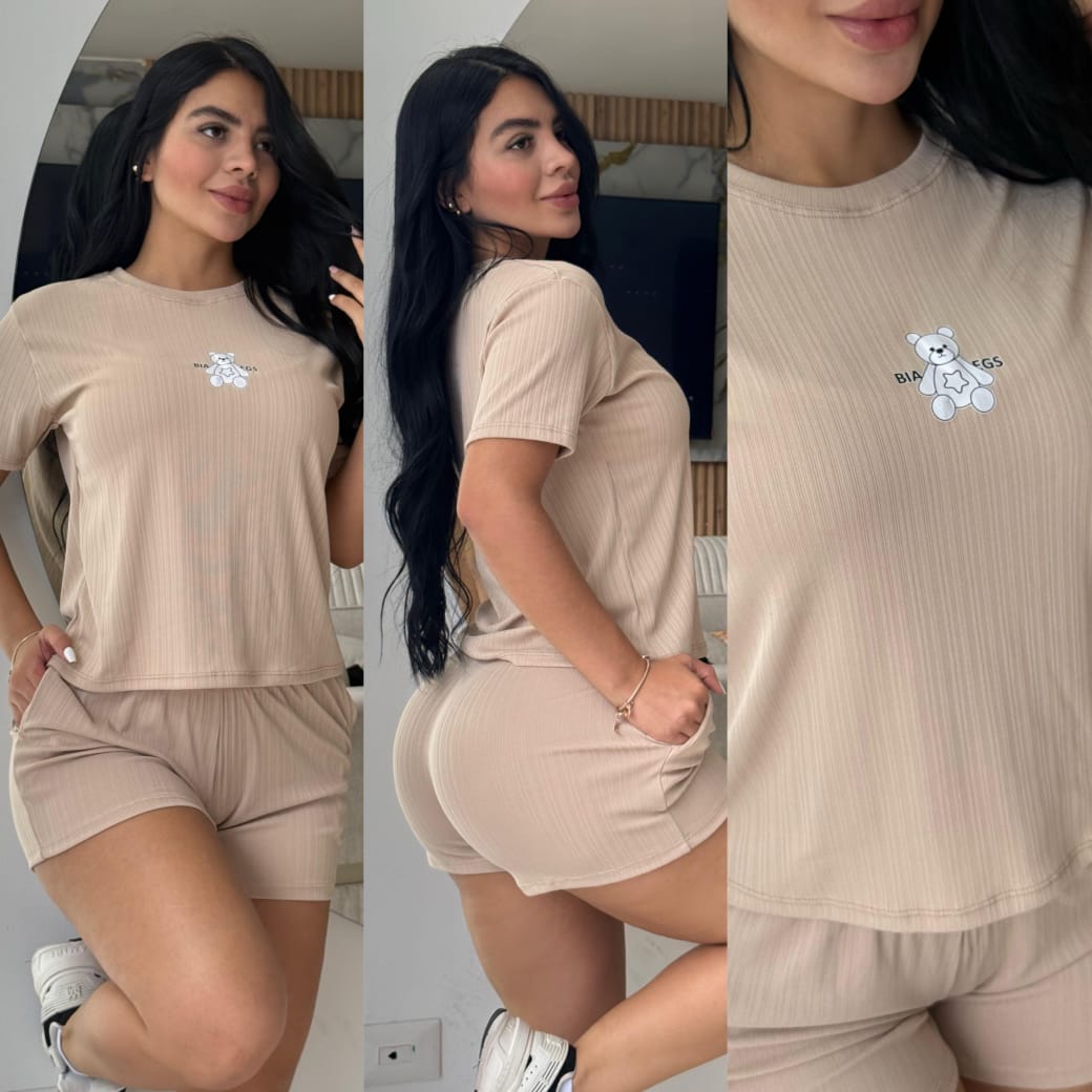 Conjunto Osito Soft Short