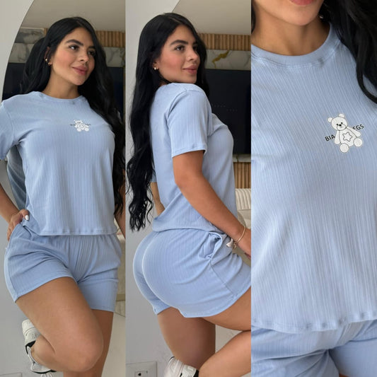Conjunto Osito Soft Short