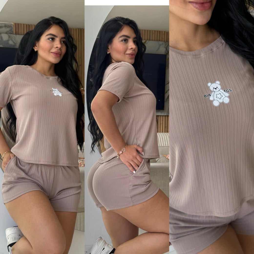 Conjunto Osito Soft Short