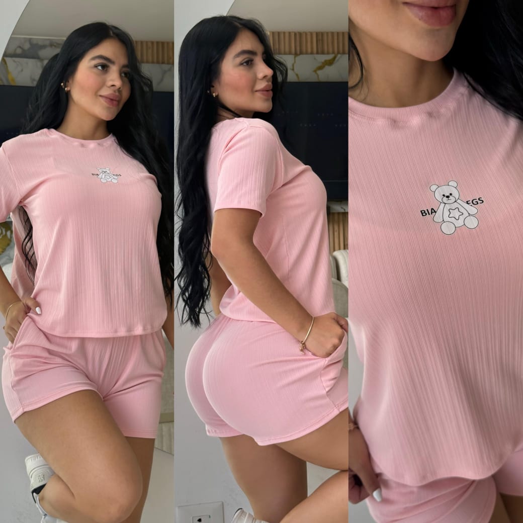 Conjunto Osito Soft Short